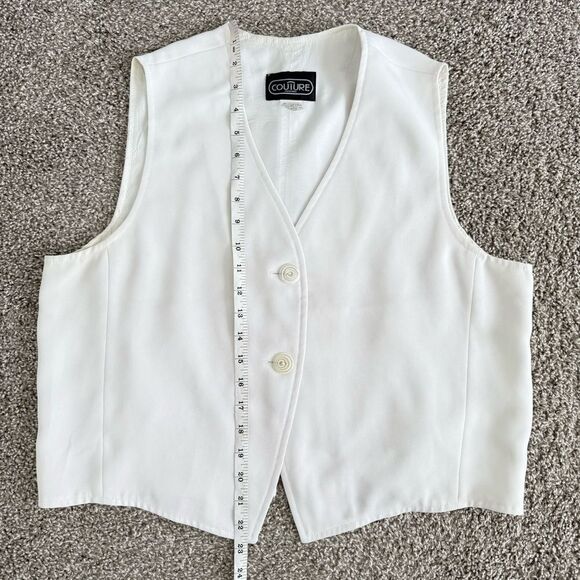 COUTURE | Vintage white vest - Picture 10 of 10